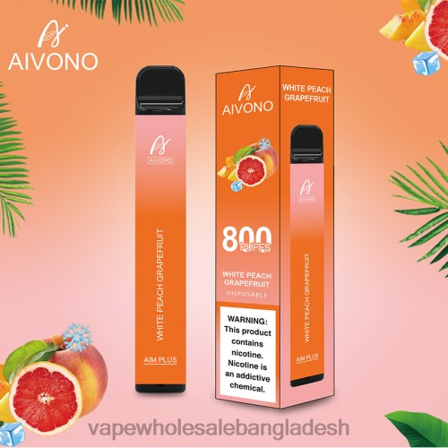 Vape Bangladesh Price - Aivono AIM PLUS 800 সাদা পীচ জাম্বুরা 40X0R199