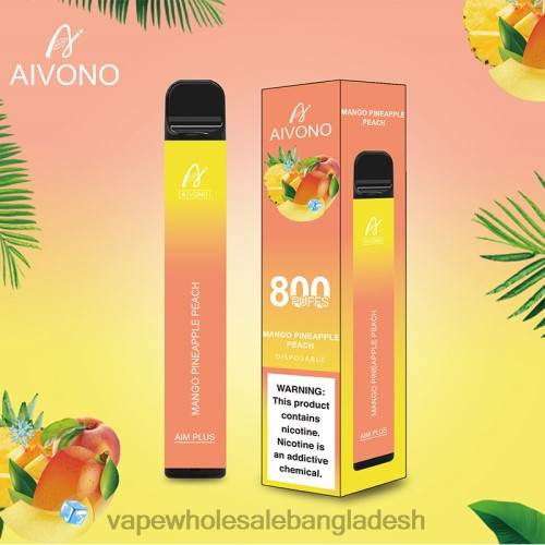 Vape Bd Online - Aivono AIM PLUS 800 আম আনারস পীচ 40X0R186