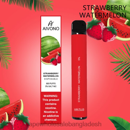 Vape Bd Online - Aivono AIM PLUS 800 স্ট্রবেরি তরমুজ 40X0R196