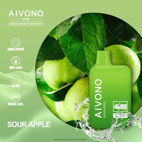 E Cigarette Price - Aivono AIM BOXX 4000 টক আপেল 40X0R220