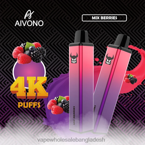 E Cigarette Price - Aivono AIM FREAK 4000 মিশ্র বেরি 40X0R260