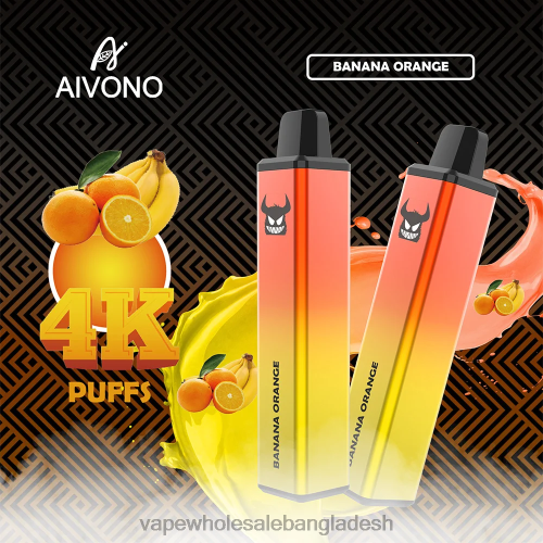 Vape Bangladesh - Aivono AIM FREAK 4000 কলা কমলা 40X0R258