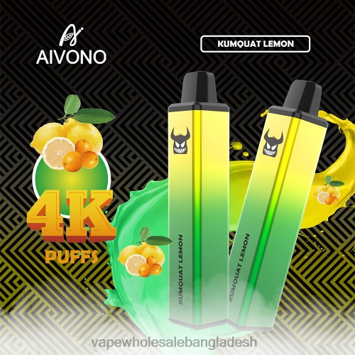 Vape Bd Online - Aivono AIM FREAK 4000 কুমকাত লেবু 40X0R256