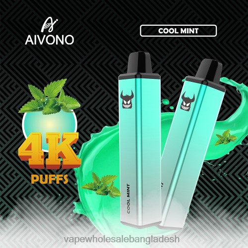 Vape Price In Dhaka - Aivono AIM FREAK 4000 ঠান্ডা পুদিনা 40X0R254