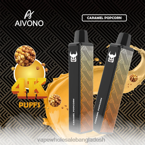 Vape Wholesale Bangladesh - Aivono AIM FREAK 4000 ক্যারামেল পপকর্ন 40X0R261