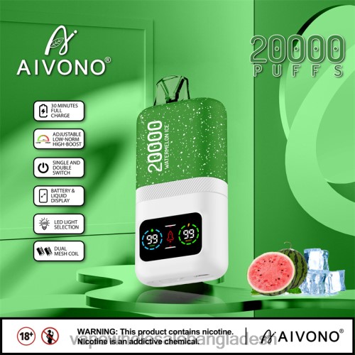 Vape Shop Bd Dhaka - Aivono AIM magic 20000 তরমুজ বরফ 40X0R75