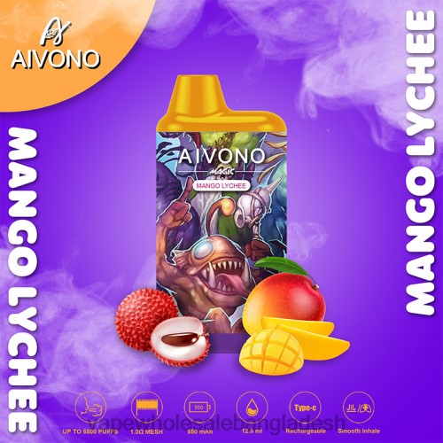 Vape Bangladesh - Aivono AIM MAGIC 5800 মুখের বক্স সিগারেট আমের লিচু 40X0R98