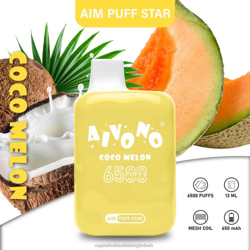 Vape Wholesaler - Aivono AIM PUFF STAR 6500 cocomelon 40X0R297