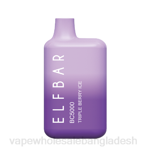 E Cigarette Price - ট্রিপল বেরি বরফ F6D8310 ELFBAR BC5000