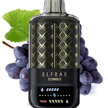 Vape Wholesaler - Elf Bar Combo 25000 আঙ্গুর এবং মেরি পানীয় 80Z2J7