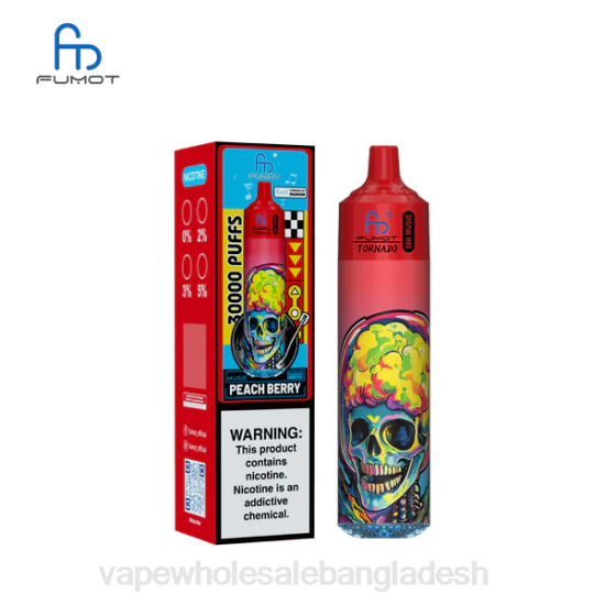 Vape Bangladesh Price - Fumot Tornado 30k সঙ্গীত পীচ বেরি 6T6V19