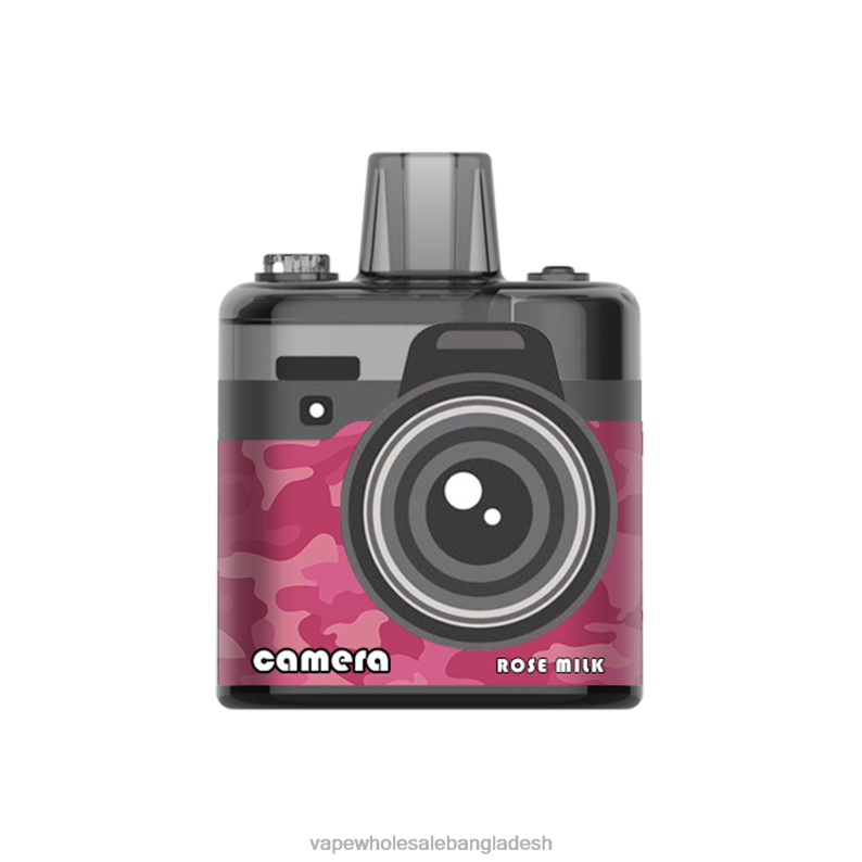 Vape Wholesaler - LAVIE Camera 8000 পাফ 64RHX167 গোলাপ দুধ