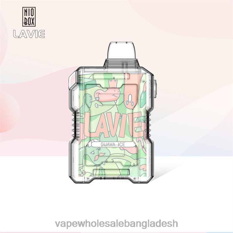 Vape Price In Dhaka - LAVIE NIO BOX 9000 পাফ 64RHX194 পেয়ারা বরফ