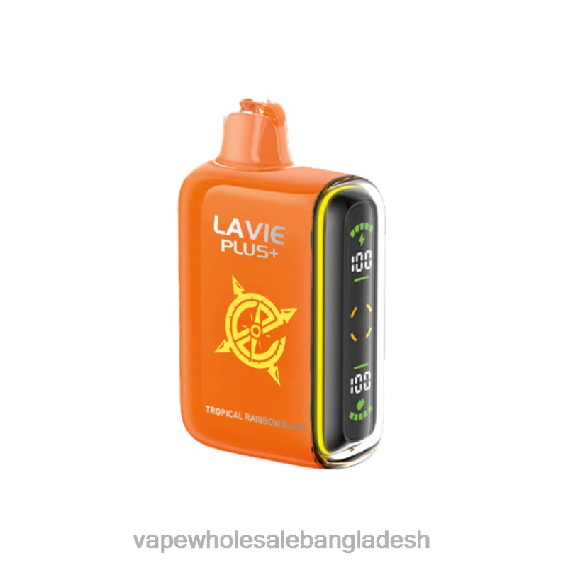 Vape Bd Online - LAVIE PLUS 15000 পাফ 64RHX96 গ্রীষ্মমন্ডলীয় রংধনু বিস্ফোরণ