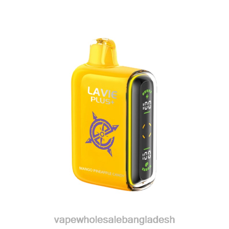 Vape Wholesale Supplier - LAVIE PLUS 15000 পাফ 64RHX102 আম আনারস ক্যান্ডি