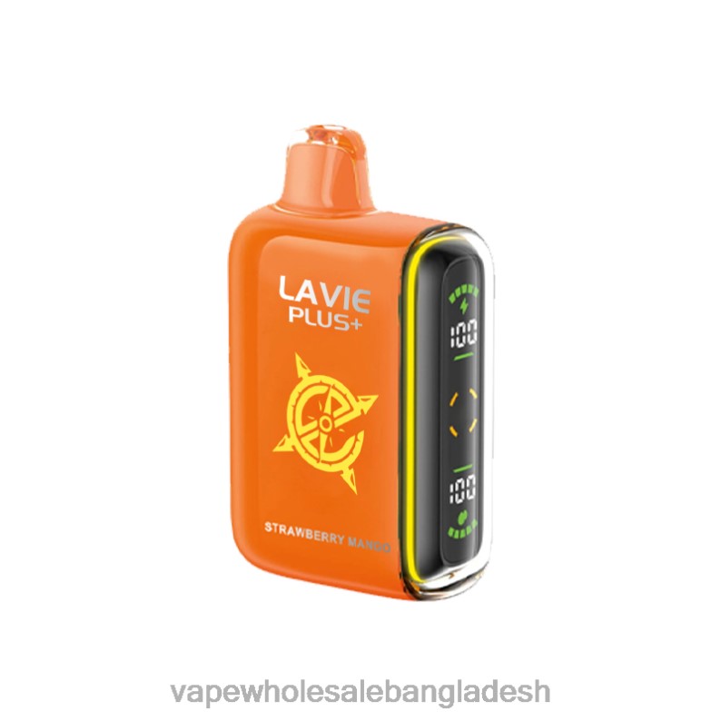 Vape Wholesaler - LAVIE PLUS 15000 পাফ 64RHX97 স্ট্রবেরি আম