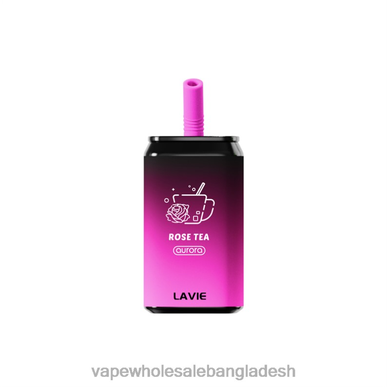 Vape Bangladesh - LAVIE Aurora 11000 পাফ 64RHX148 গোলাপ চা