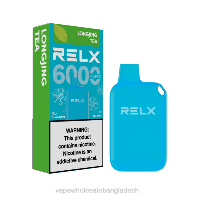 Vape Bangladesh Price - RELX Crush Pocket 6000 বরফ লংজিং চা PXFT9