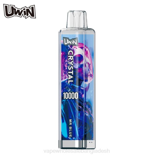 E Cigarette Price - UWIN CRYSTAL 10000 ডিসপোজেবল ভ্যাপ মিস্টার নীল 0P2L15