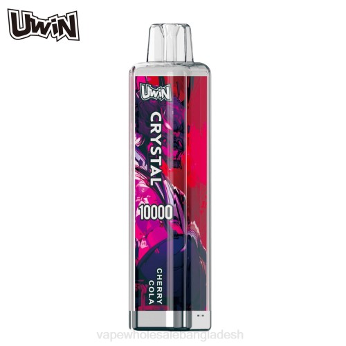 Vape Bangladesh - UWIN CRYSTAL 10000 ডিসপোজেবল ভ্যাপ চেরি কোলা 0P2L13