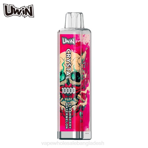 Vape Bangladesh - UWIN CRYSTAL 10000 ডিসপোজেবল ভ্যাপ স্ট্রবেরি তরমুজ 0P2L3