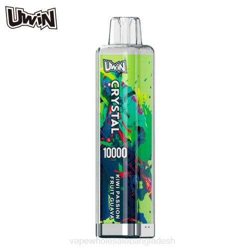 Vape Dhaka - UWIN CRYSTAL 10000 ডিসপোজেবল ভ্যাপ কিউই প্যাশন ফল পেয়ারা 0P2L8