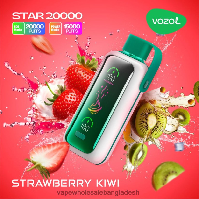 E Cigarette Price - VOZOL STAR 20000 06226V20 স্ট্রবেরি কিউই