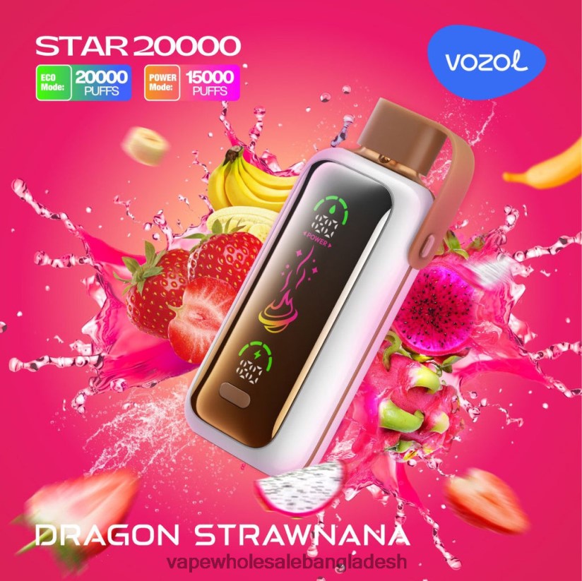 Vape Bangladesh - VOZOL STAR 20000 06226V8 ড্রাগন strawnana