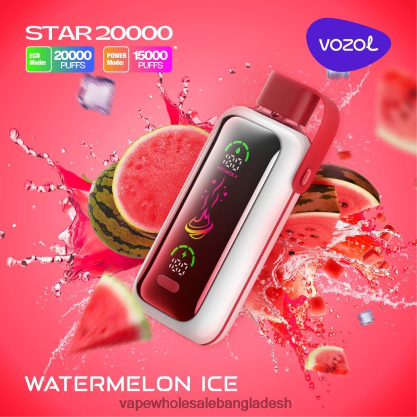 Vape Dhaka - VOZOL STAR 20000 06226V3 তরমুজ বরফ