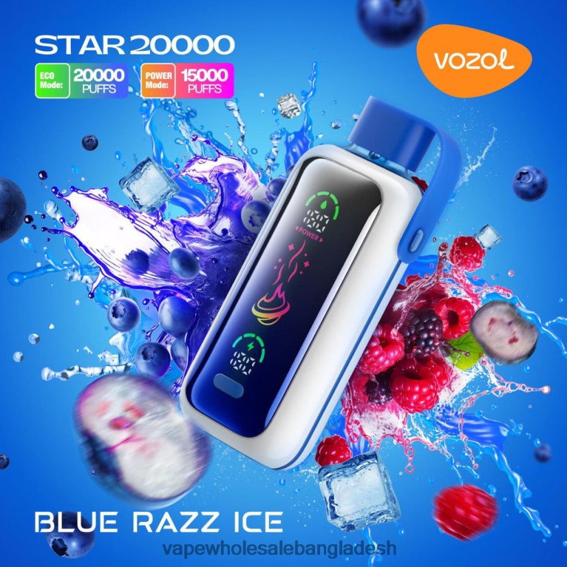 Vape Price In Dhaka - VOZOL STAR 20000 06226V4 নীল রাজ বরফ